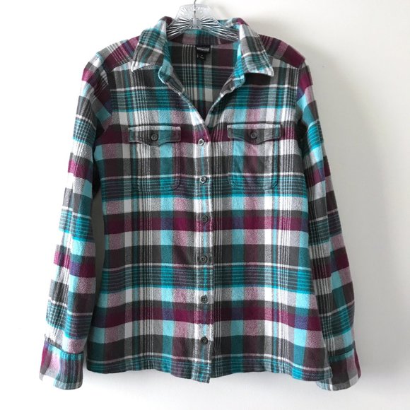 Patagonia Tops - Patagonia Fjord Flannel Shirt, Size 2